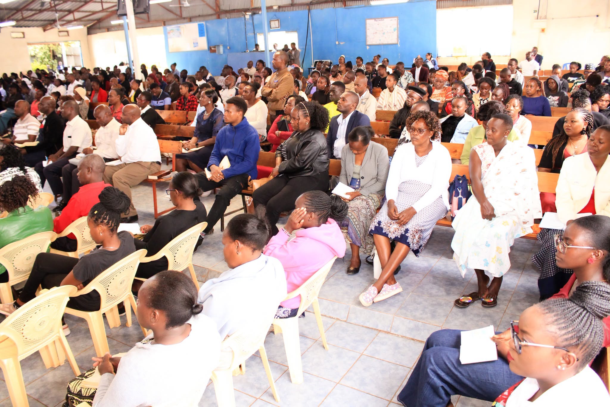 Families at Harvest Centre Fellowship Nairobi